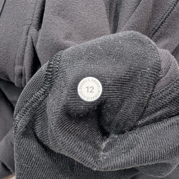 Lululemon Joggers Womens 12 Black Ready To Rulu Pant Soft Stretch Casual 29” - Picture 7 of 10